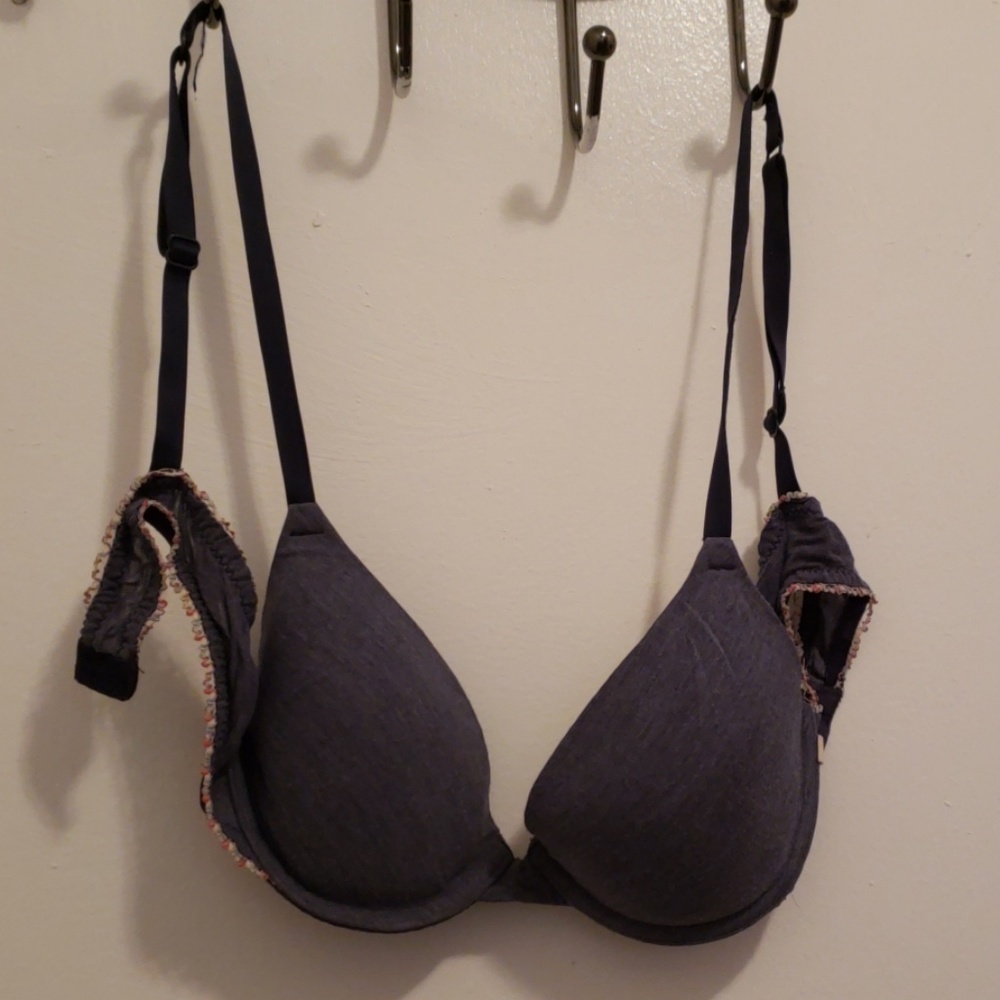 Denim blue bra